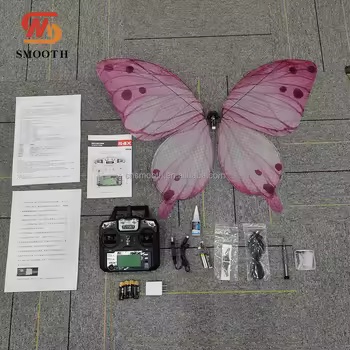 Smooth LED Bionic Butterfly Remote Control Flapping Wing Non-Arch Machine Simulated Remote Control Flying Dynamic Activity Decoration